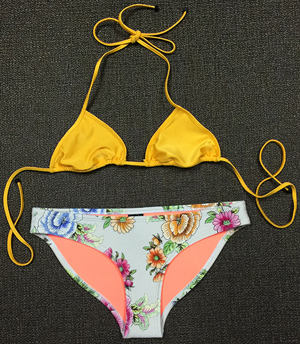 F4641-3 Orange sexy bikini set